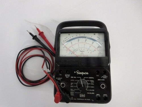 Simpson Electric 260-8P Analog VOM Multimeter
