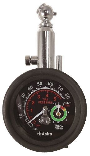 Astro pneumatic 3085 2-in-1 tire pressure and tread depth gauge for sale
