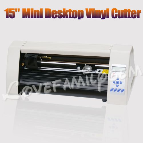 15&#034; mini desktop sticker vinyl cutter cutting plotter diy home office machine for sale