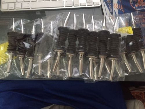 36 POUR SPOUTS Stainless Steel Liquor Bottle Pour Spouts