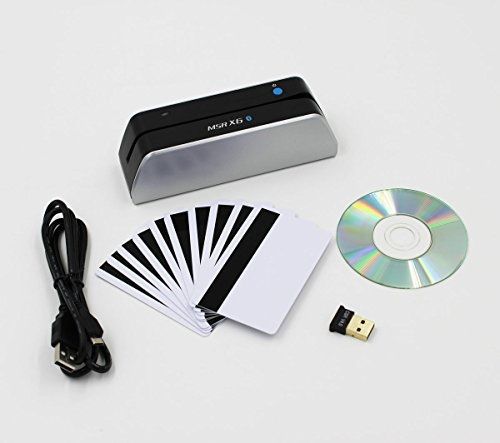 Deftun bluetooth msr-x6(bt) msrx6bt magnetic stripe card reader writer encoder for sale