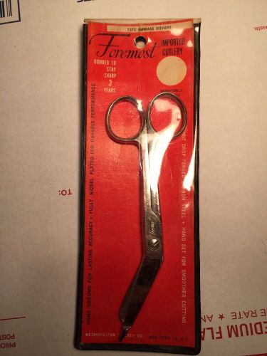 Foremost Italy Bandage Scissors Hot Forged Nickel Plated Carbon Steel