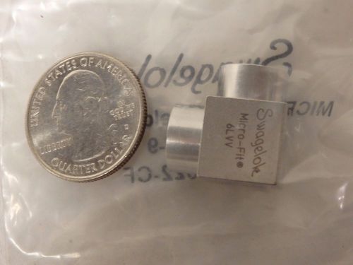 Swagelok Micro-Fit Weld Fitting 6LV-8MW-9 1/2&#034; Tube OD 90° Union Elbow 316L (D6)