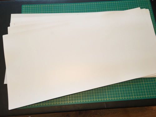 7 - 12&#034;x24&#034; BLANK WHITE MAGNETS - THE BEST MAGNETIC SHEET - CAR MAGNET - 30 MIL.