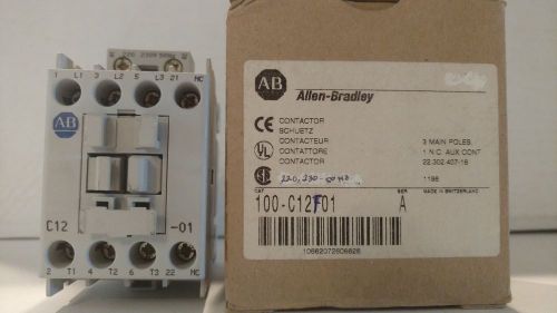 ALLEN-BRADLEY  CONTACTOR  100-C12    100C12    NEW IN BOX