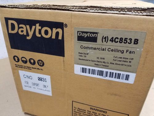 DAYTON 48&#034; Blade Dia. Commercial Ceiling Fan, 120/120 Voltage