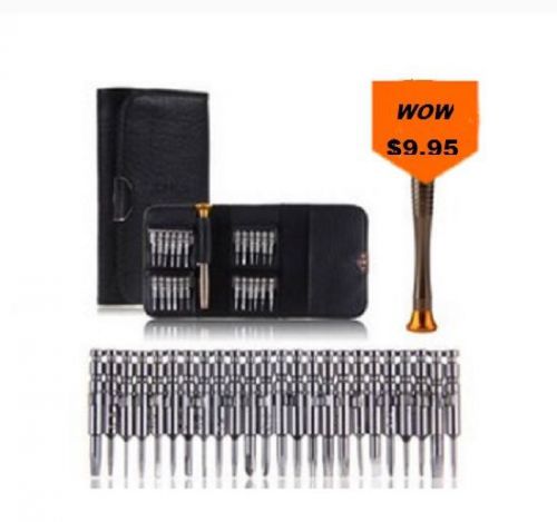 25 in 1 multi-purpose micro precision screwdriver set repair tools with wallet for sale