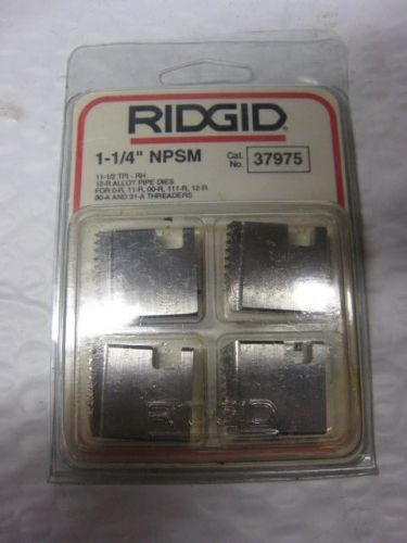 Ridgid 37975 Manual Threading/Pipe and Bolt Dies 1-1/4&#034; NPSM Pipe Dies