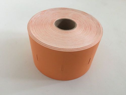 Retail Zebra Compatible Thermal Tag Roll Orange 980 Tags