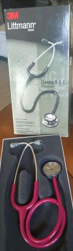 3M Littman Classic II SE 28&#034; PINK raspberry  OPEN BOX EXCELLENT USA Stethoscope