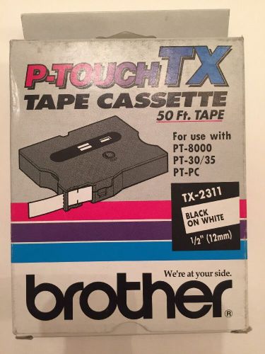 Brother TX2311 Laminated Tape Cartridge