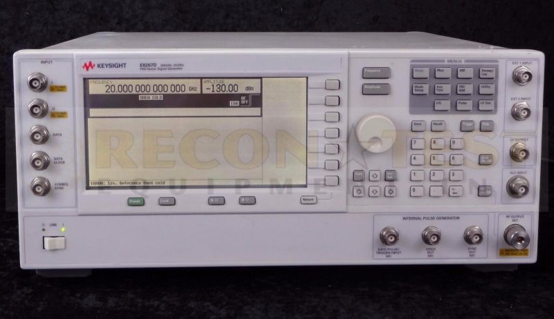 Keysight Agilent E8267D 015/1E1/1EA/520/UNX PSG Vector Signal Generator, 100 kHz to 20GHz