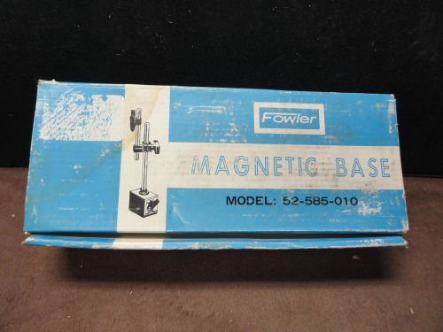 Fowler 52-585-010 Magnetic Base with Fine Adjustment, ORIGINAL-NEW