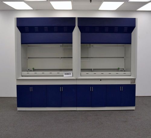 10&#039; laboratory chemical fume hood with epoxy top surface (h463) for sale