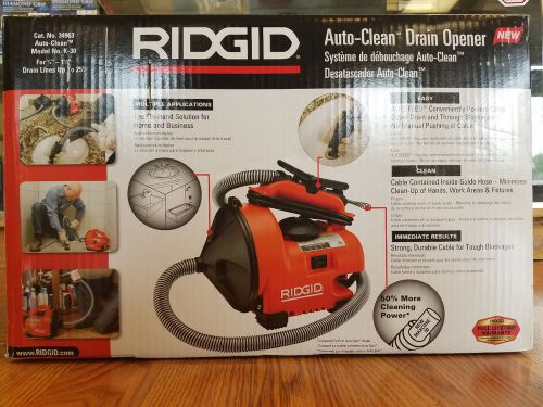 Ridgid k-30 auto-clean k-30 sink, tub and shower drain cleaner machine for sale