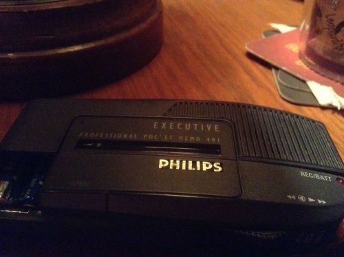 Philips Executive Professional Pocket Memo 491 Handheld Recorder
