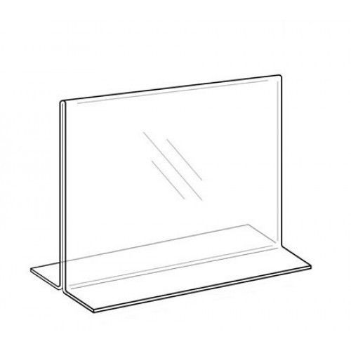 11 Staples Stand-Up Sign Holder 16646 Clear Acrylic Double Sided Table Top