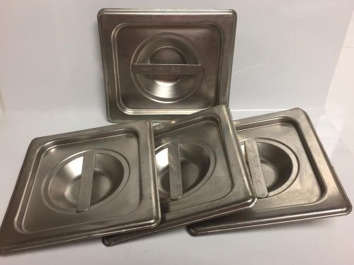FOUR Vollrath 75160 Stainless Steel Lid Super Pan Cover NSF Steam Table Catering
