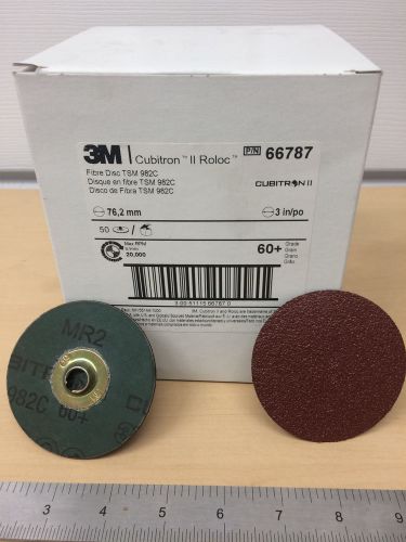 3M Cubitron II Roloc 3&#034; Disc P/N 66787 60  Grade (50) Count Box