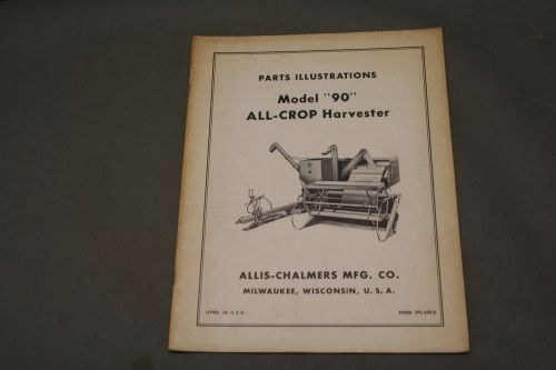 Allis Chalmers Model 90 All Crop Harvester Combine Parts Illustrations Manual 15