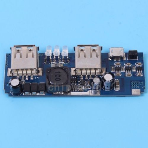 5V/1A Double USB Step-Up Board Power Charger Module For 3.7V Battery DIY Charger