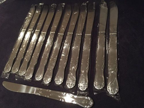Dinner knives - 12 pack - elegance pattern - heavy weight ss - nib for sale
