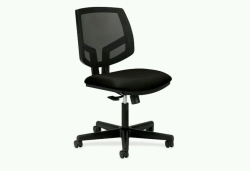 Brand New: HON H5711.GA10.T Volt Series Mesh Back Task Chair, Black Fabric