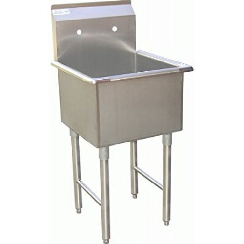 DuraSteel Stainless Steel Utility 1 Compartment Preperation Sink 24&#034;x 24&#034; SH2424