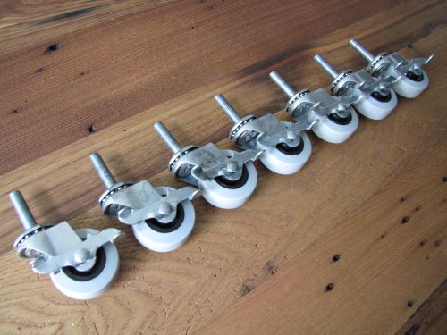 Caster wheels locking with swivel stem lot of 7 furniture hardware for sale