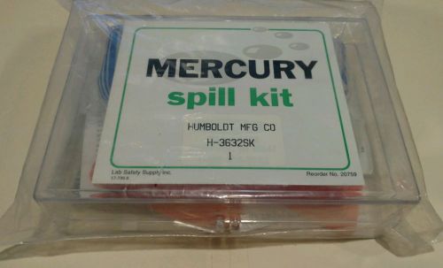 Mercury spill kit hard case h-3632sk by humboldt mfg for sale