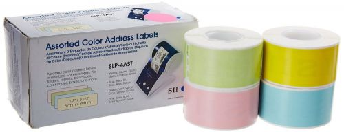 Seiko Instruments Assorted Color Labels for Smart Label Printers (SLP-4AST)