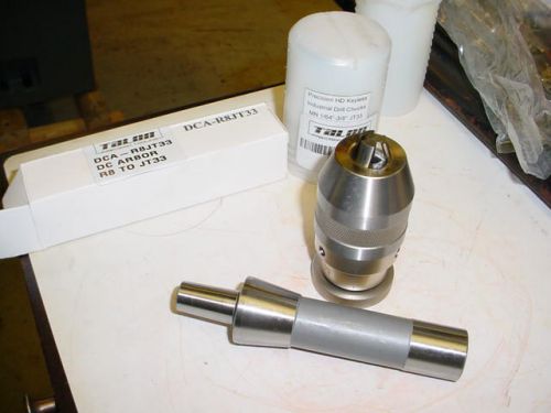 BRAND NEW TALON HIGH PRECISION 3/8&#034; KEYLESS DRILL CHUCK W/ R-8 SHANK FREE SHIP