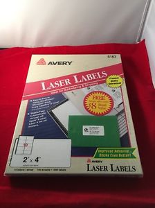 Avery- Laser Labels 5163