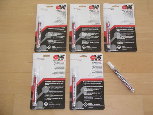 Lot of 6 chemtronics cw3700 the mighty pen, cleaning pens for sale