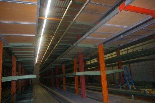 Industrial shelving 12&#039; sections for sale