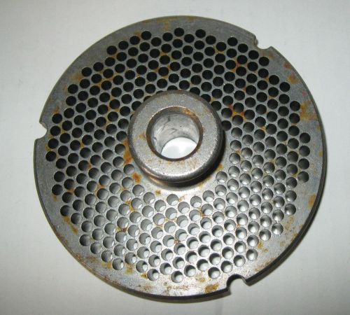 Kasco #52 3/16&#034; Meat Grinder Plate with Hub