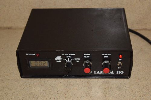 VERITY LAMBDA 210 DETECTOR / LASER POWER SUPPLY