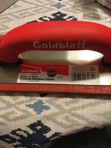 Goldblatt 12in. x 4in. Red Rubber Float G06965
