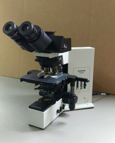 Olympus Microscope BX50 with Apos and Super Wide Trinocular Head
