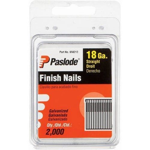Paslode 650212 1-Inch by 18 Gauge Galvanized Brad Nail (2,000 per Box)