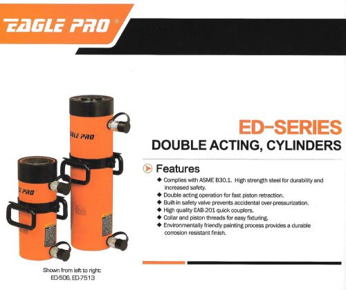 ED-5020, Eagle Pro, 50 Ton, 20.12&#034; Stroke, Double Acting Cylinder