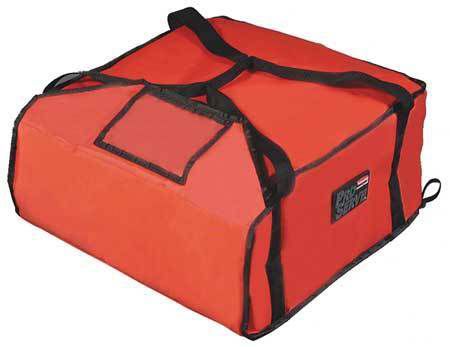 RUBBERMAID FG9F3700RED Insulated Bag, 19 3/4 x 21 1/2,