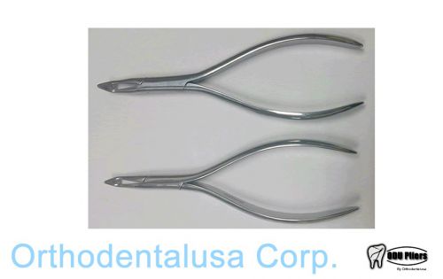 Set of 2 Pcs - Professional Orthodontics Pliers SLIM WEINGART THICK AND THIN TIP
