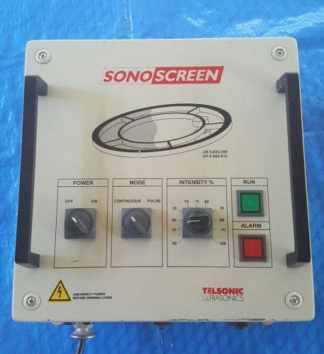 TELSONIC ULTRASONICS AG 9552 SonoScreen