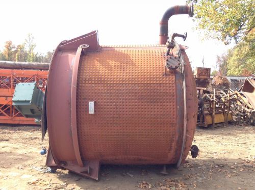 3000 gallon steel jacketed mixing tank w/ lightnin 506020c mixer for sale