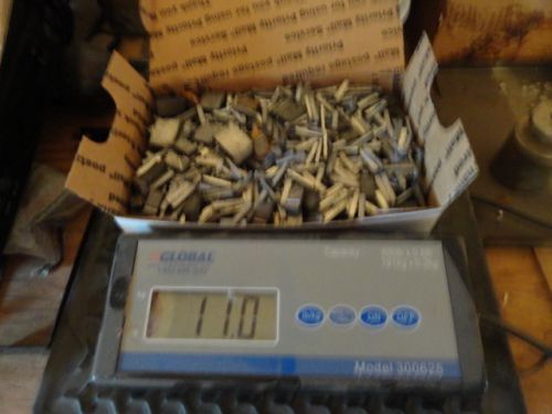 10 Lbs Printing Foundry Type Lead Casting Sinkers, Bullets, Reloading Freeship