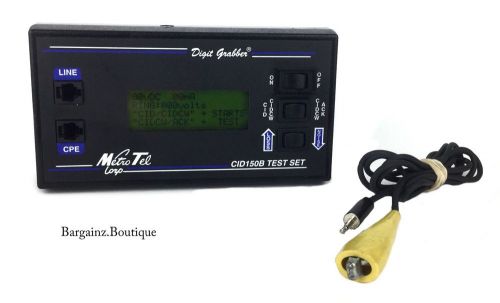 MetroTel Digit Grabber CID150B Telephone Monitor Detector Display Test Set Metro