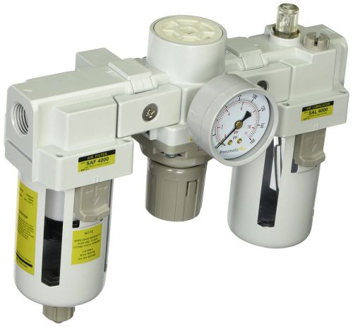 Pneumaticplus sau4000m-n04g three-unit combo compressed air filter regulator ... for sale