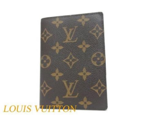 CJ AUTHENTIC LOUIS VUITTON LV Notebook Cover Brown Grade A Used