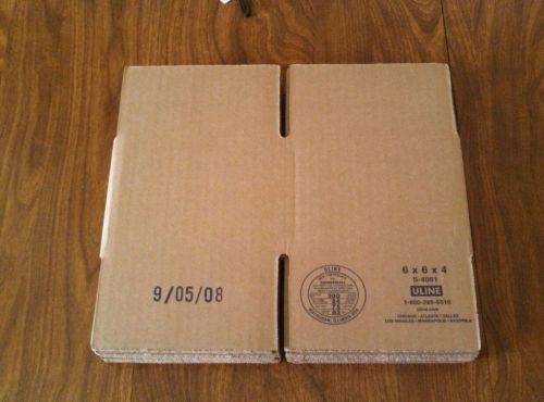 lot of  5 new cardboard  Shipping Boxes 6x6x4